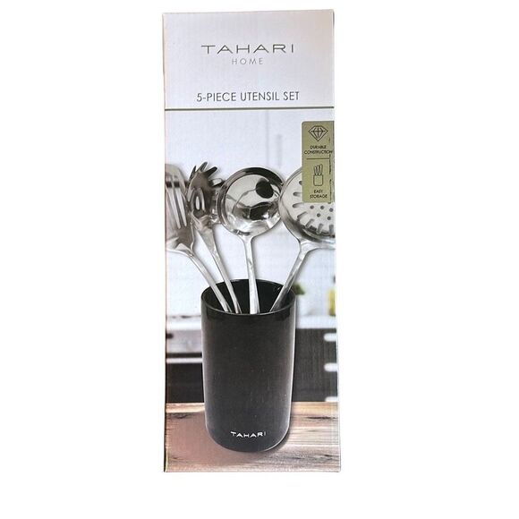 Tahari Home 5-Piece Utensil Set NIB‎ - Picture 1 of 4
